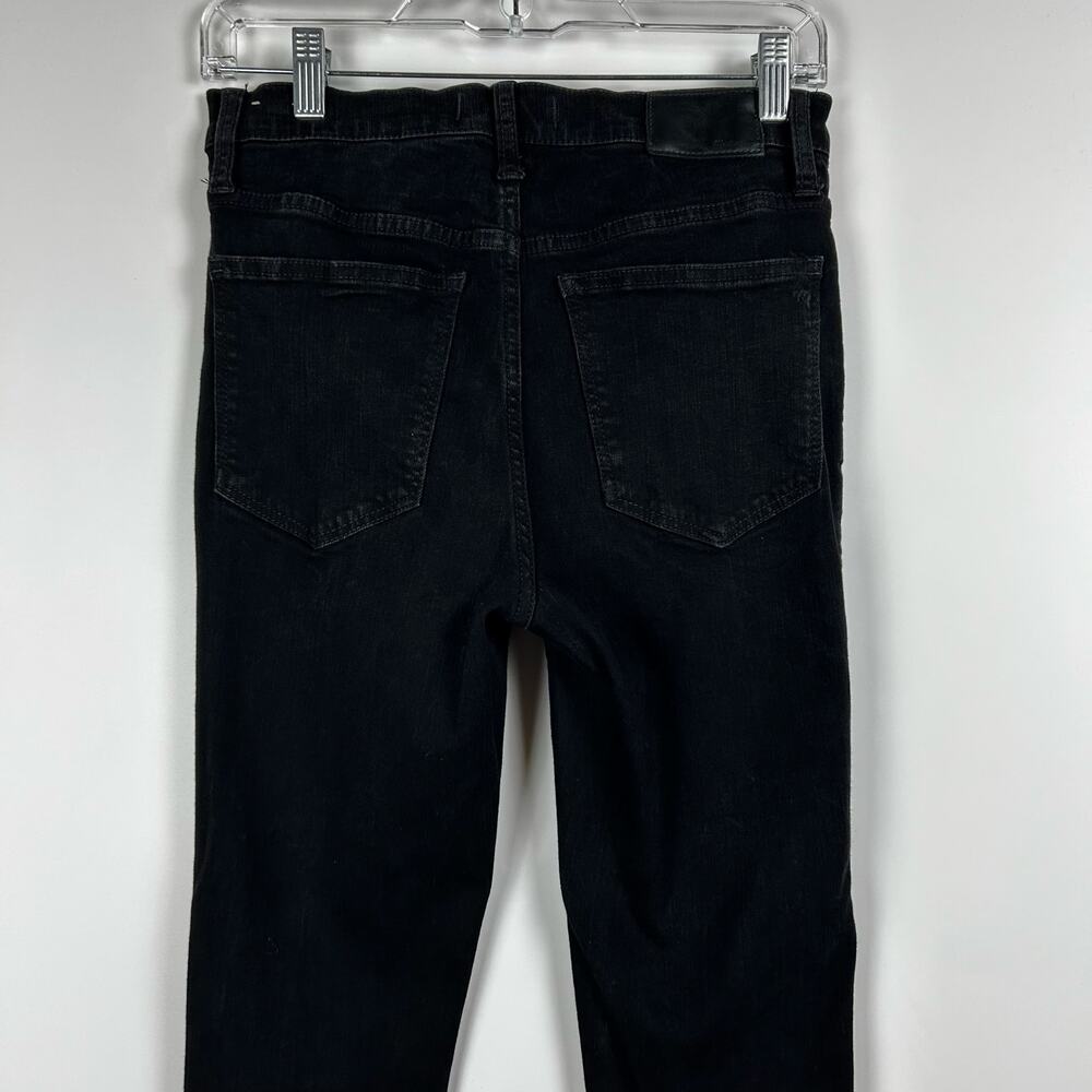 Madewell Roadtripper Jeans Black Ankle Skinny Lightweight Stretch Womens Size 27 - Picture 10 of 12